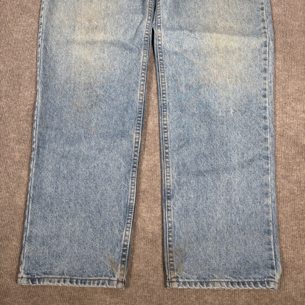 Vintage Levis 506 Jeans Mens 34x30 (Tag 36x30) Orange Tab Blue Denim Made In USA - Picture 3 of 16